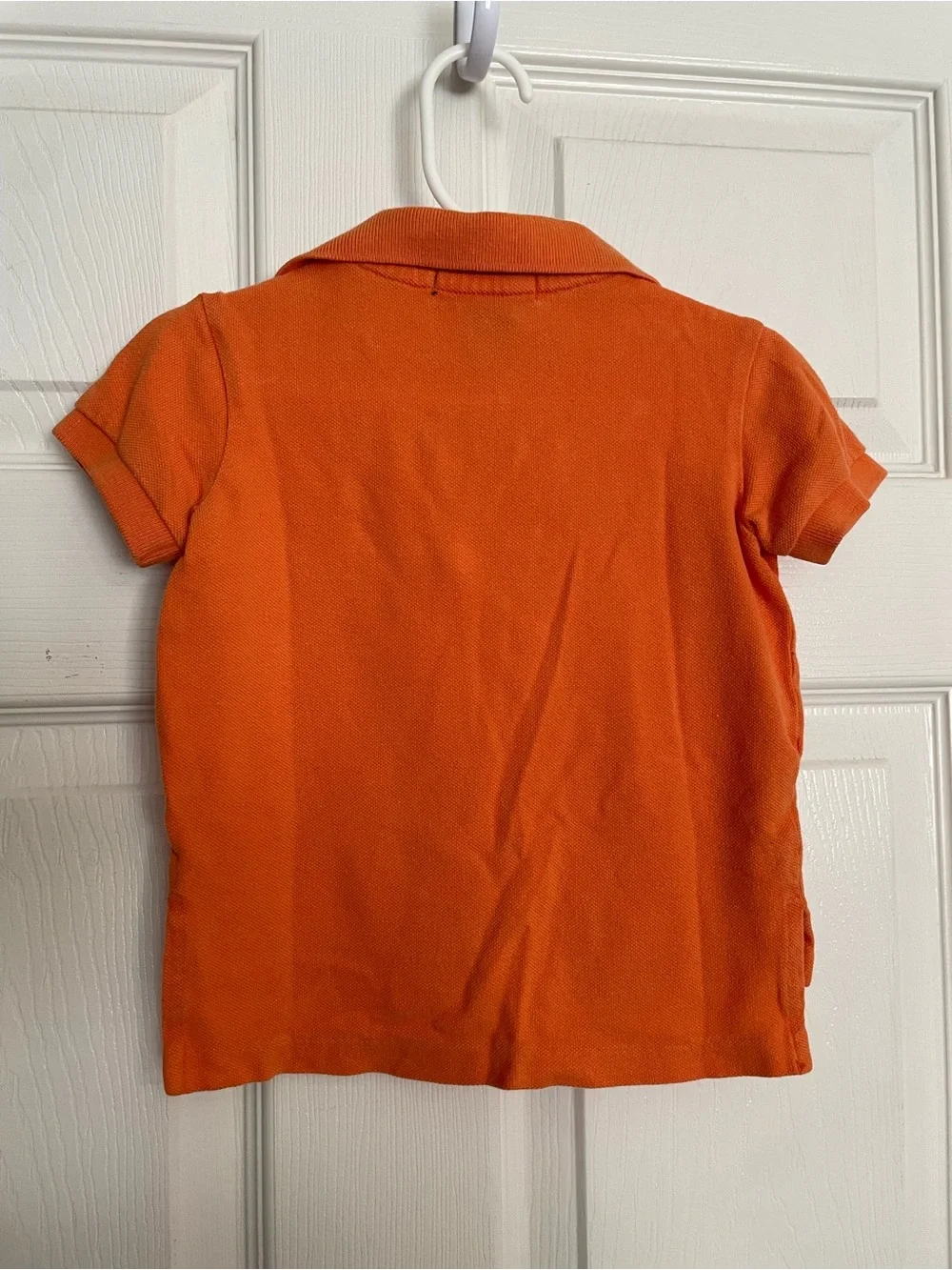 Ralph Lauren Kids size 2T Orange Polo Short Sleeve Shirt with Yellow Pony